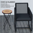Folding mosaic side table – image 4