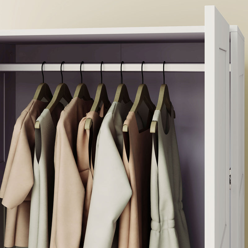 White panel door wardrobe – image 8