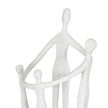 Close-up of the Kin figures with linked arms