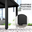 Square black garden table – image 7