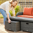 6-piece rattan sofa set – image 5