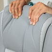 Faux leather office chair – grey – image 7