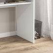 90 cm writing desk in white wood grain – image 8