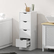 Narrow 4-drawer bathroom cabinet – image 8