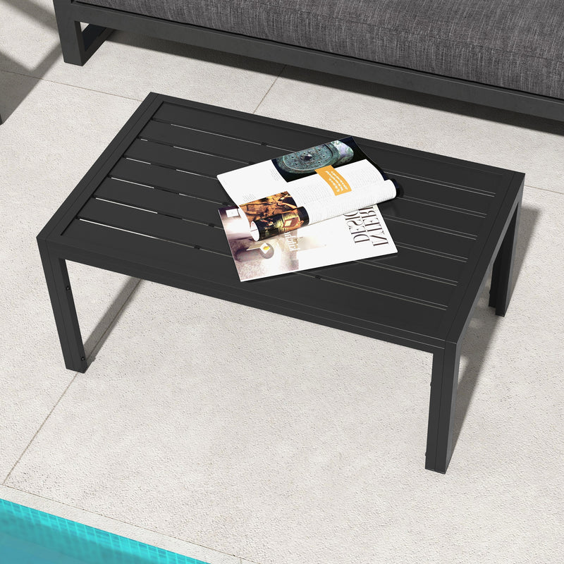 Slatted garden coffee table – image 7