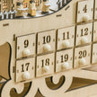 Close-up of the numbered drawers