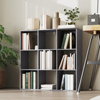 Nine-Cube Storage Shelf - Grey