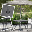 Marble-effect bistro table – image 5