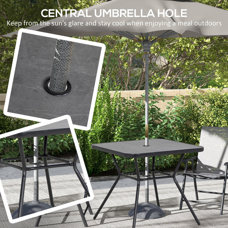 Marble-effect bistro table – image 5