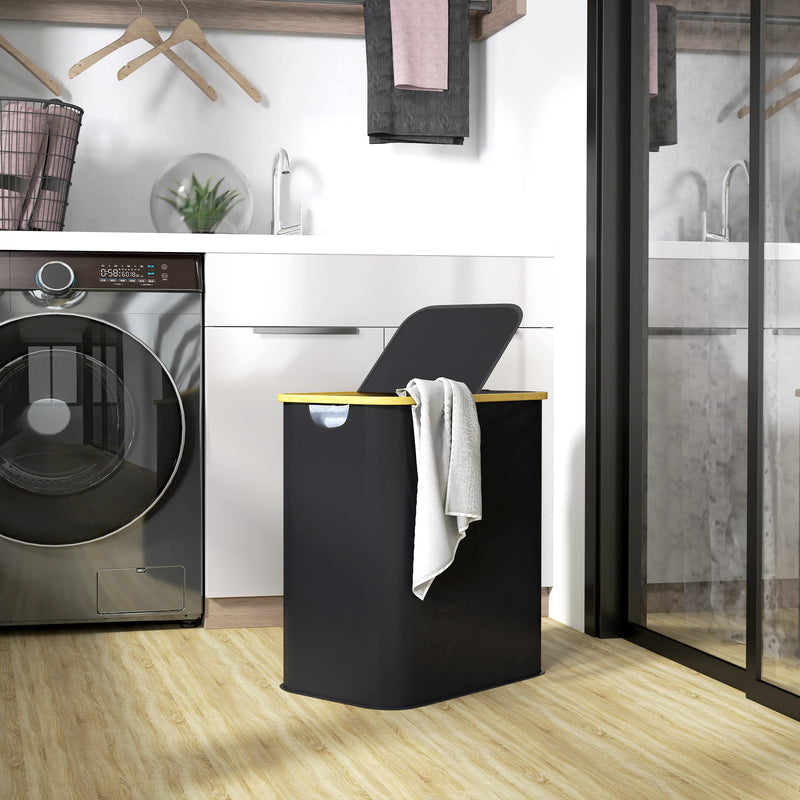 80L double laundry basket – image 2