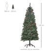 5ft pre-lit pencil Christmas tree – image 3