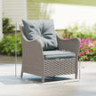 Rattan garden armchairs – image 3