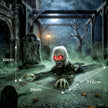 116cm Animated Crawling Zombie with Glowing Red Eyes – image 3 of 9