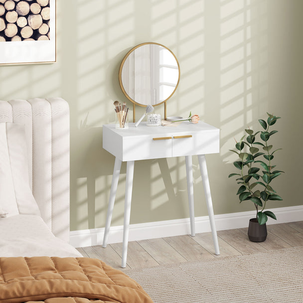 60 cm round mirror dressing table – image 2