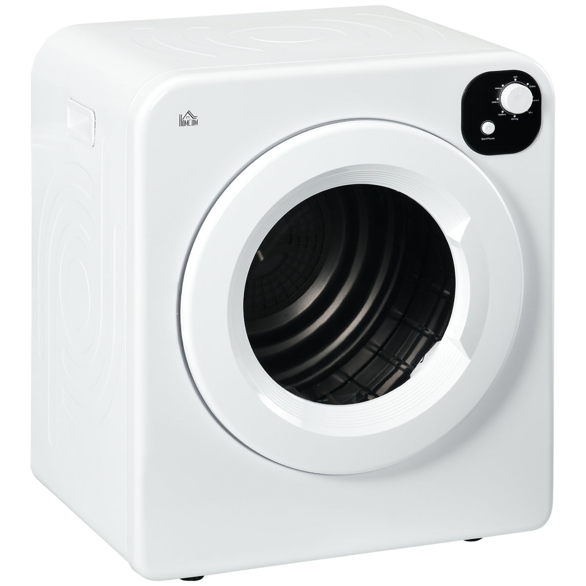 White 6 kg compact vented tumble dryer with front door