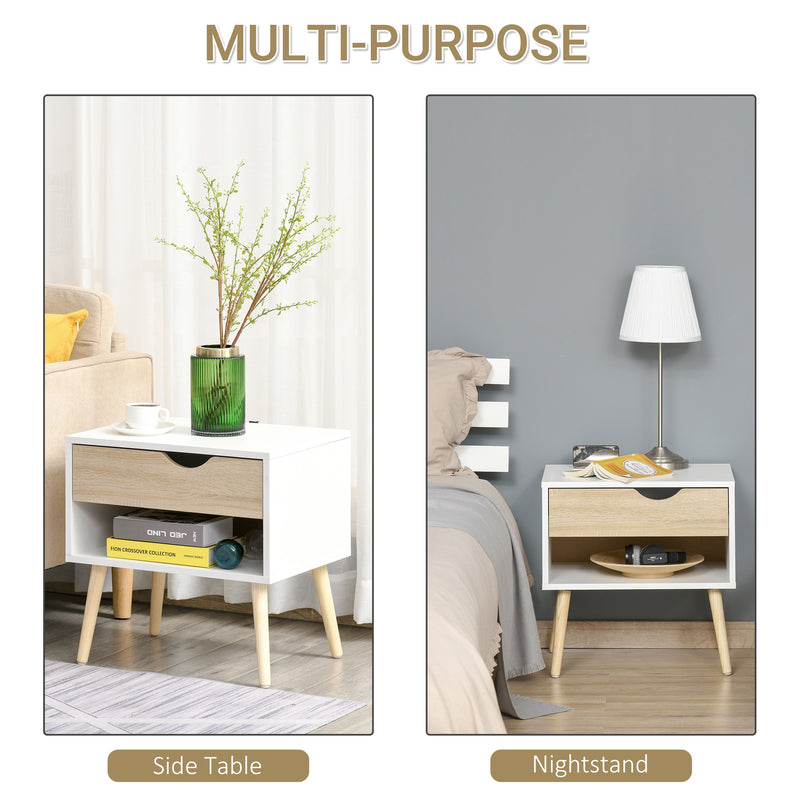 Bedside table with drawer – image 4