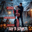 91cm Animated Halloween Clown with Moving Mouth & Glowing Eyes – image 7 of 9