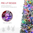 6ft pre-lit decorated flocked Christmas tree – image 4