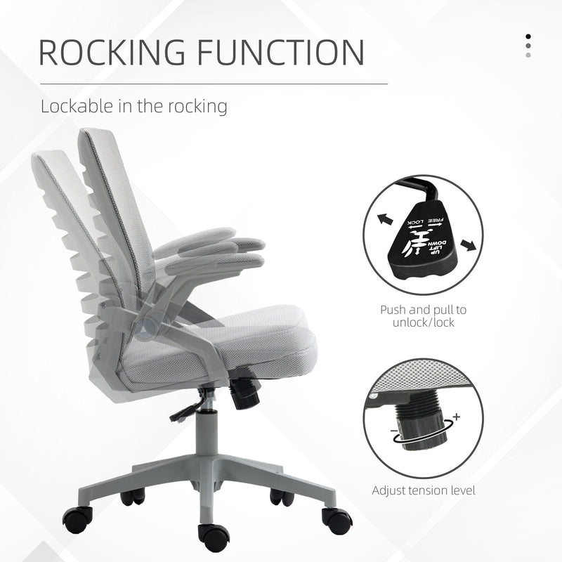 Grey mesh work chair – image 7