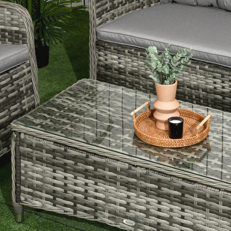 4-piece rattan sofa set – image 9