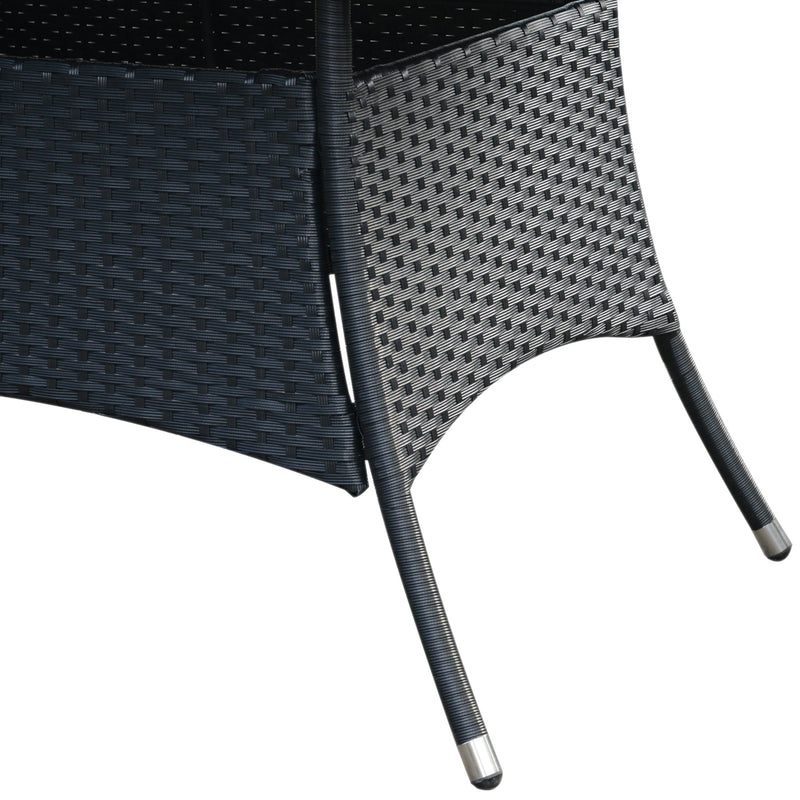 6-seater rattan dining set – image 10