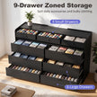 Black 9-drawer LED chest – image 6