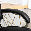 High-back faux leather office chair – image 8