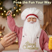 Animated Santa in a festive room