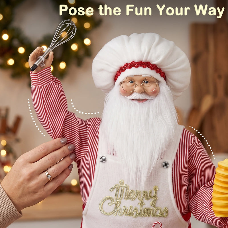 Animated Santa in a festive room