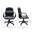 Faux leather swivel executive chair – image 3