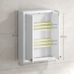 61 cm bathroom wall cabinet – image 3