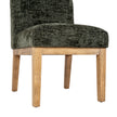 Close-up of the seat and wooden base