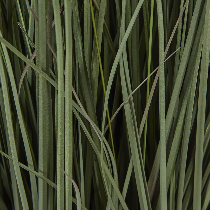 Large Artificial Fountain Grass in Black Pot – 81cm, close-up of the grass blades