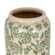 Close-up of the Green Clover tall vase mouth