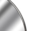 Close-up of the slim silver foil frame