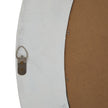 Hanging bracket on the back of the round mirror
