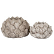Large acorn tea light holder shown with a smaller size sold separately