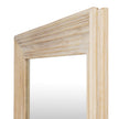 Angled view of the frame corner and profile