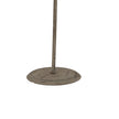 Aged metal stand and round base