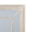 Corner of the distressed washed wood frame