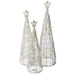 LED wicker tree shown with other sizes sold separately