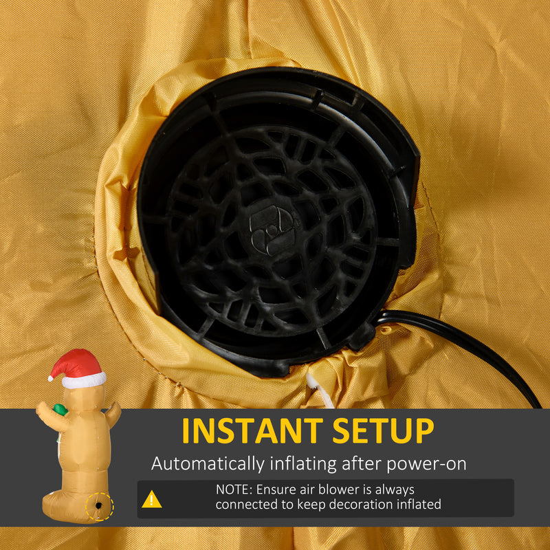 Built-in fan for inflating the display