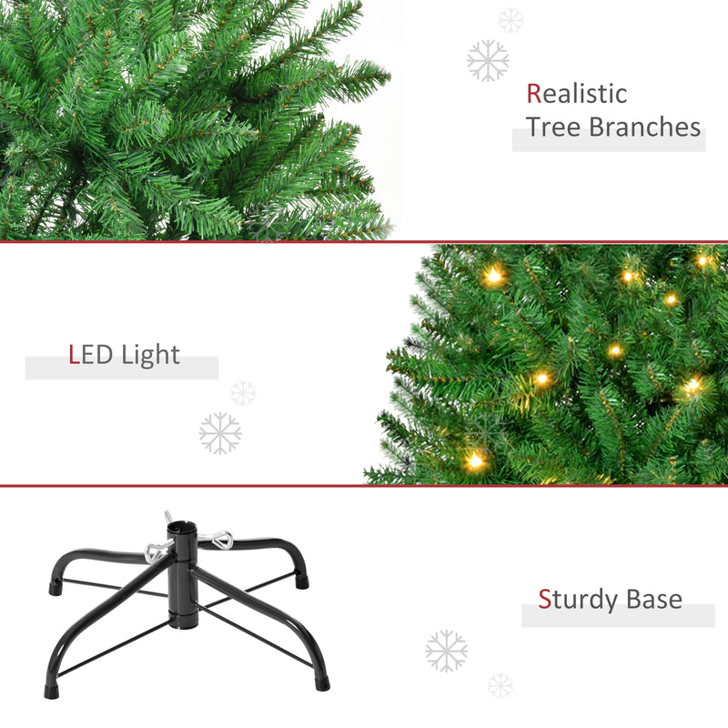 5ft warm white pre-lit Christmas tree – image 8
