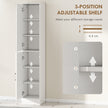 Tall bathroom cabinet with mirror – image 5