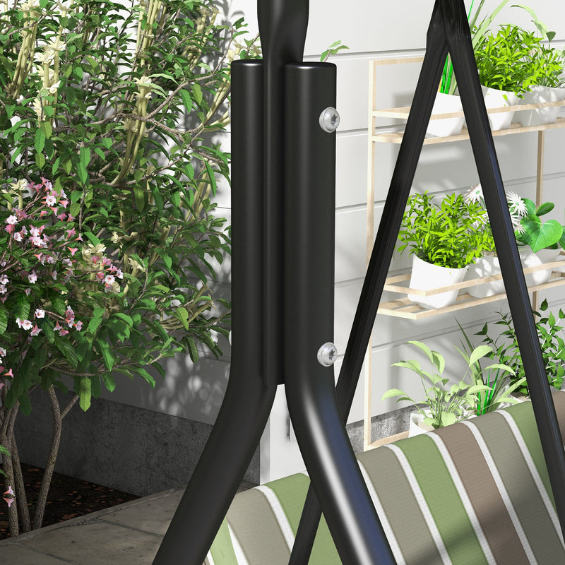 Green & grey swing seat – image 9