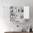 Bathroom wall cabinet with mirrors – image 6