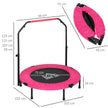 40" foldable fitness trampoline – image 3