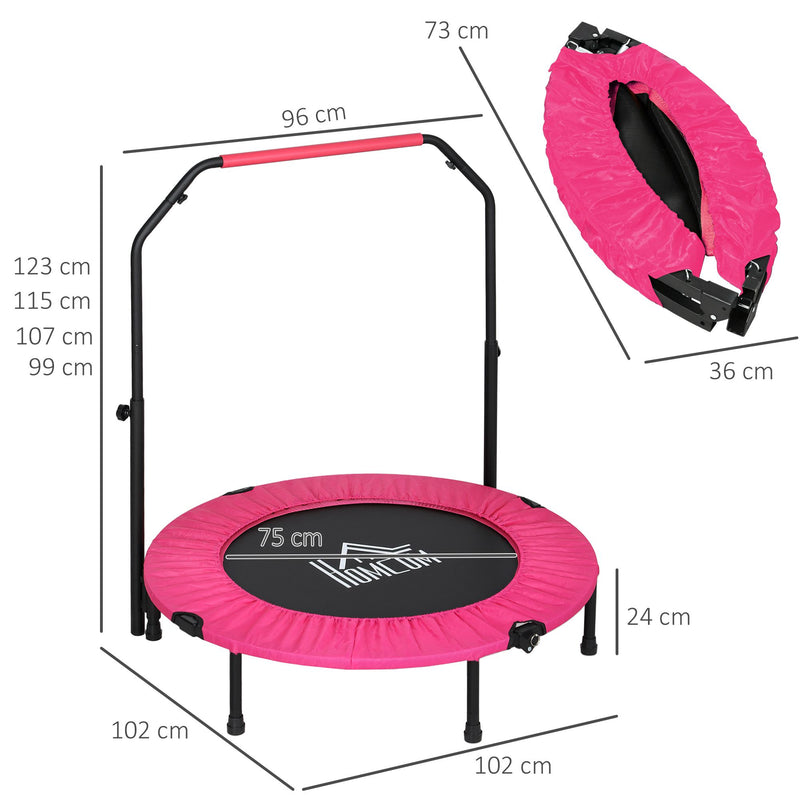 40" foldable fitness trampoline – image 3