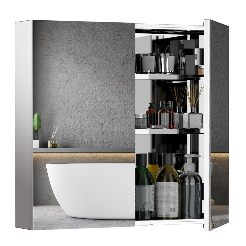 Stainless steel mirror cabinet – image 10