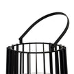 Black metal handle of the Lynk lantern